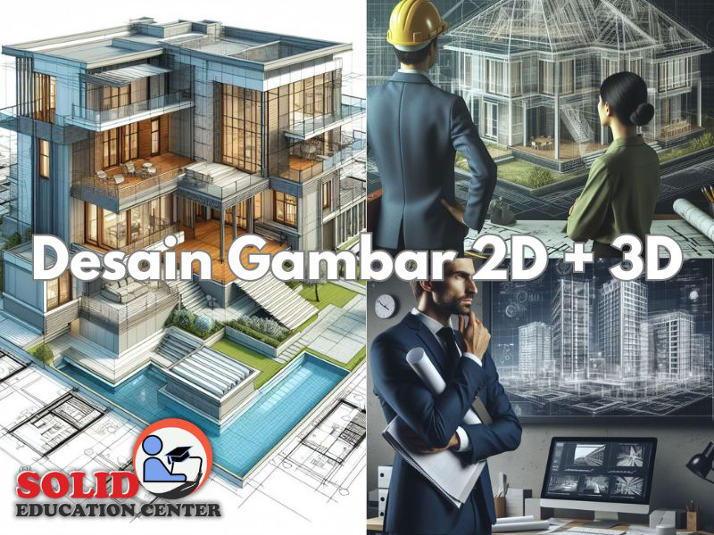 kursus gambar 2d dan 3D