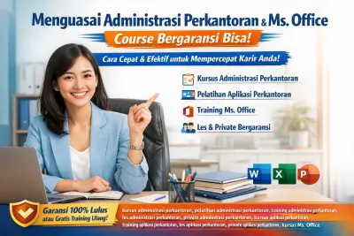 kursus-administrasi-Perkantoran-garansi-Bisa