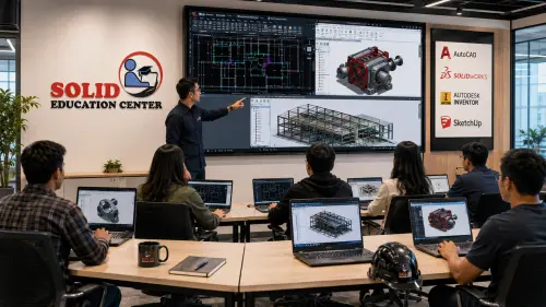 Pelatihan engineering, manufaktur dan konstruksi di Solid Education