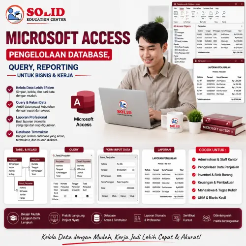Kursus database Microsoft Access online Solid Education