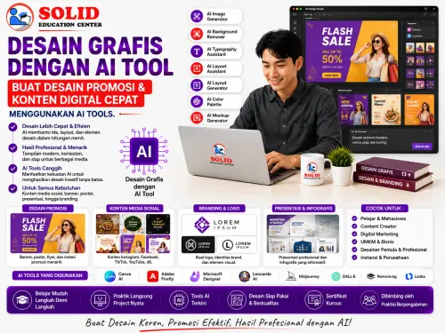Kursus AI Tools untuk produktivitas digital Solid Education