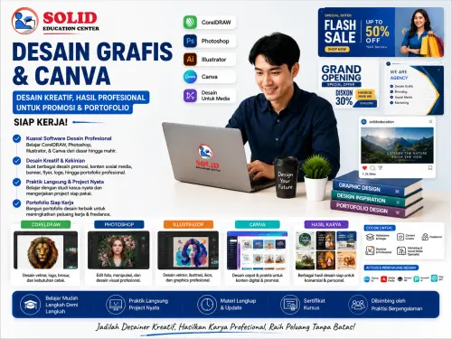 Desain Grafis, Multimedia & Content Creator