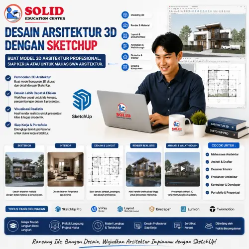 Kursus SketchUp online Solid Education