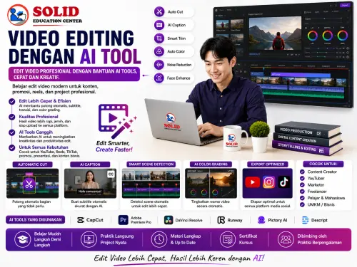 Kursus video editing online Solid Education